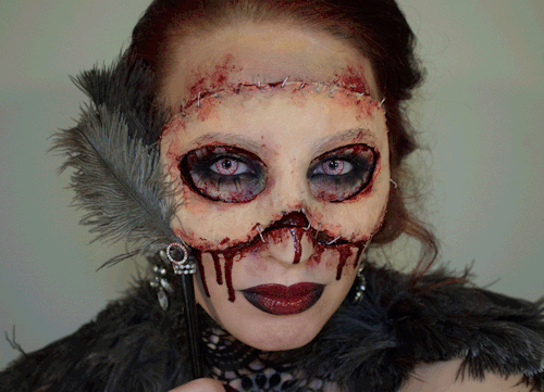halloweencrafts:Halloween Masquerade Masks FX Makeup from Sandra Holmbom here. For more Halloween an