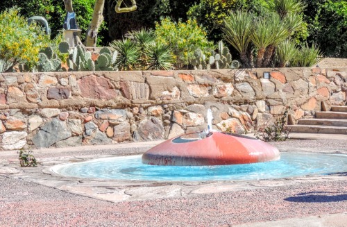 fountain, Taliesin West, Scottsdale, Arizona, 2014.