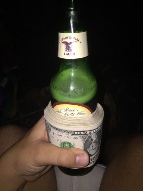 XXX totalfratmove:  The strip club koozie. TFM photo