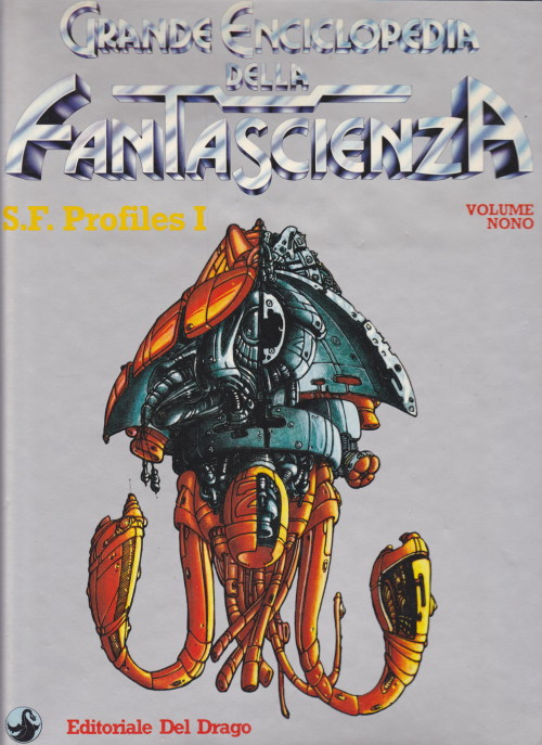 Art by Guido Zibordi - copertina del volume 9 della Grande Enciclopedia della Fantascienza, Editoria