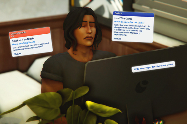 Mercury is feeling the pressures of being a college stoner. 🌿 #drugs tw#nsb#mercury hargrave#ts4#sims 4#sims#simblr#ts4 gameplay #sims 4 gameplay  #sims 4 story #ts4 story #sims 4 legacy #ts4 legacy #sims 4 challenge #ts4 challenge