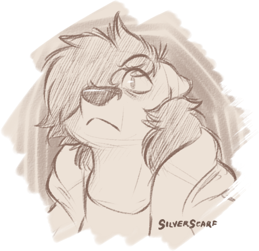 scarfofsilver: Tried my hand at caricaturizing my own characters. Hey, I’m satisfied
