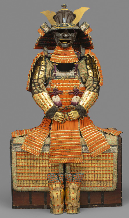 An Orange-Laced Nimaido Tosei Gusoku Armour for a Daimyo, Edo Period, 1603-1868from Peter Finer