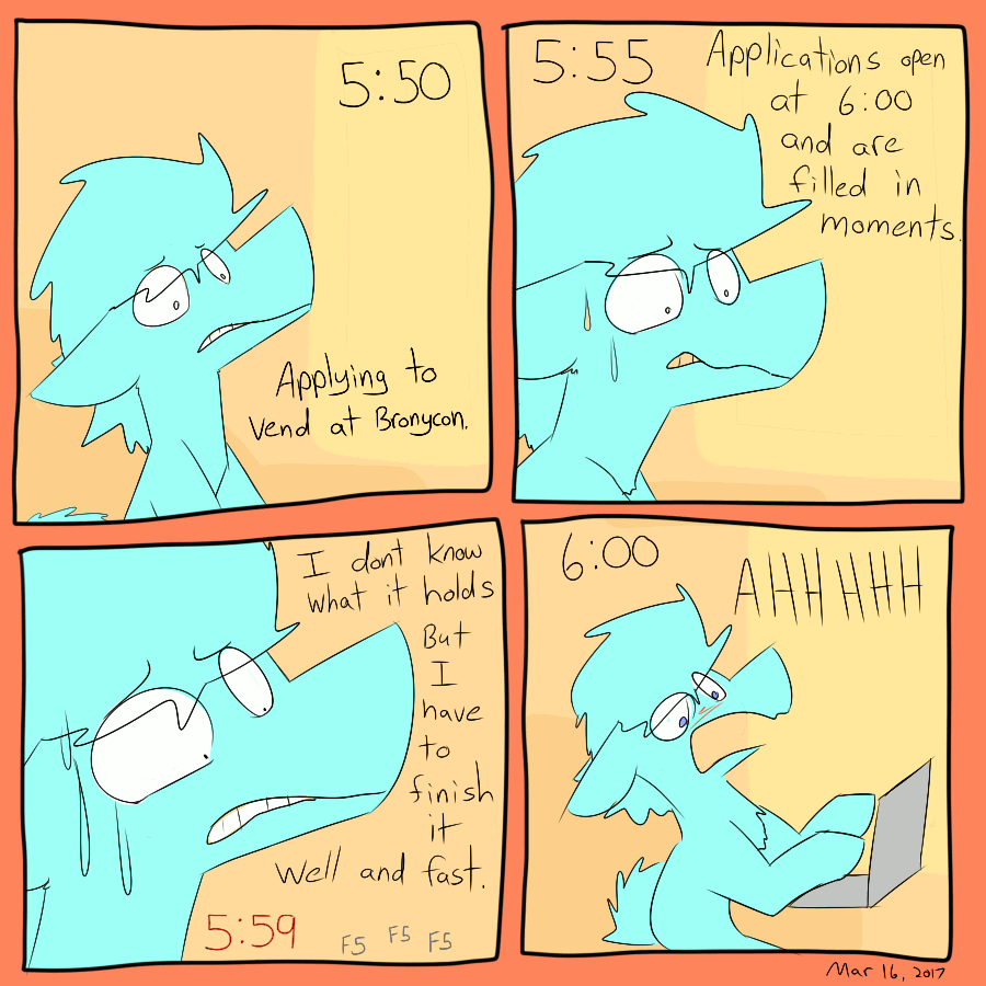 dogstomp:I hope 2 minutes was fast enough.  omg that spazz panel xD