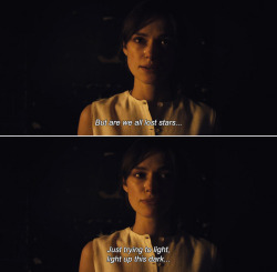 anamorphosis-and-isolate:  ― Begin Again (2013)Dave: But are we all lost stars… Just trying to light, light up this dark… 