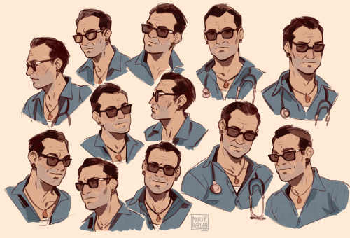 Best ripperdoc Viktor. <3Studies and tries of other brushes for sketching.