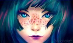 yuumei-art:    Quite a few people have told me since posting these freckle drawings that they get made fun of a lot for their freckles. Well, freckles are beautiful and don’t let anyone else tell you otherwise! They’re just jealous that they don’t