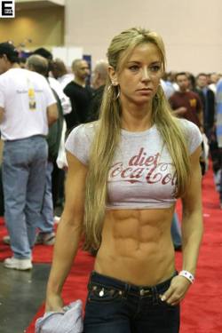 femalemuscletalk:  The diet coca cola workout really works!800.222.3539 (FLEX)International call: 1-214-446-1459http://bit.ly/10U4NH#female bodybuilding remufashion babesatthemuseum sexygymbabes babes-n-blunts