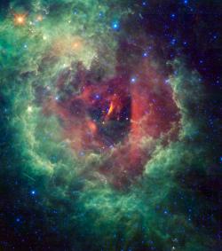 Astronomicalwonders:  A Rose In Space - Ngc 2237 This Flower-Shaped Nebula, Also