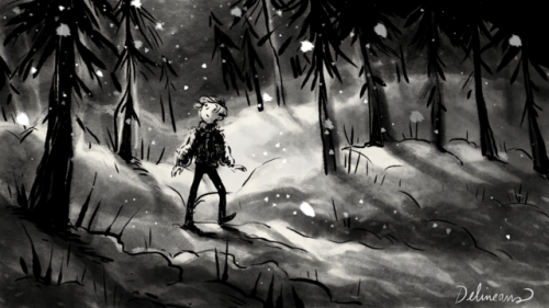 The Nameless Boy was exploring the forest, looking for a nice spot to observe the stars, and got cau