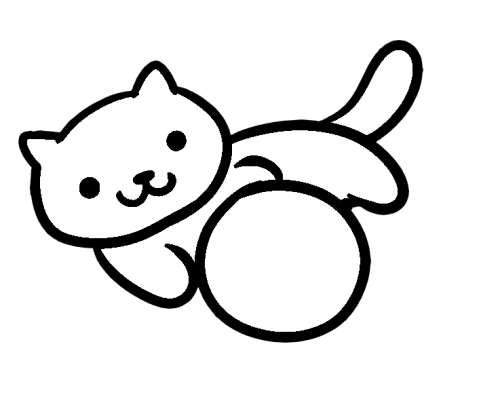 lemonweenie:luxtempestas:some transparent kitties for either your blog or to colour your own cats wi