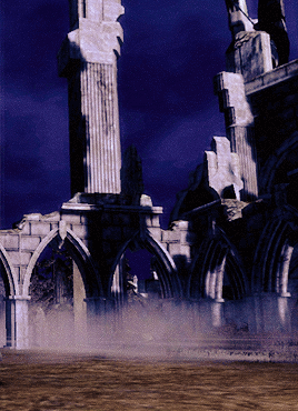 rubyhellneon: video game scenery: [2/∞] ↳ lake calenhad docks ◁ dragon age: origins