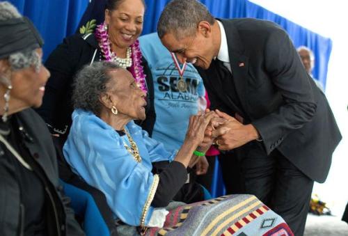 Rest in power to an icon Ms. Amelia Boynton Robinson. We’ll keep fighting to protect the vote.