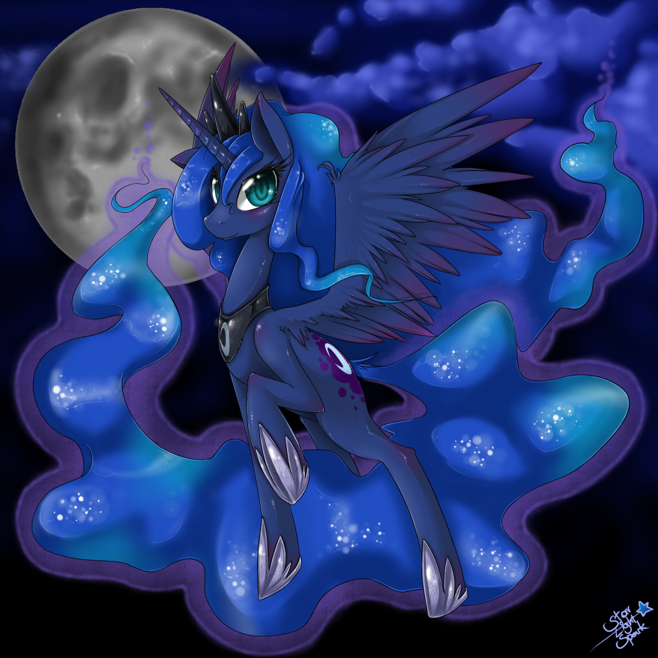 that-luna-blog:  Lunar Power by StarlightSpark  &lt;3