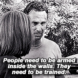 macheteandpython:  Rick Grimes in every episode - First Time Again You really think