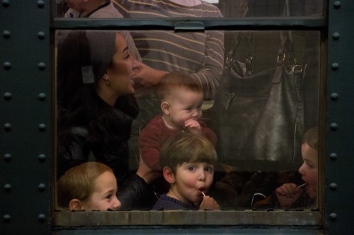 NYC Vintage Holiday Train.