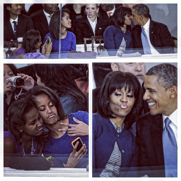 black-culture:   Love this family - duck faces and all lol… They are so “regular”
