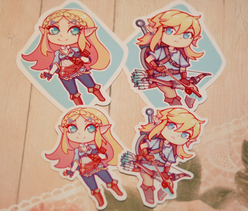 And The Legend of Zelda: Breath of the Wild stickersETSY SHOP