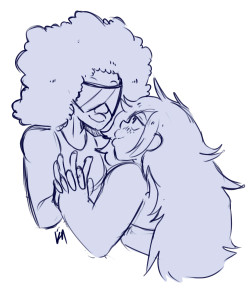 kaceart:  human au gamethyst draw from patreon