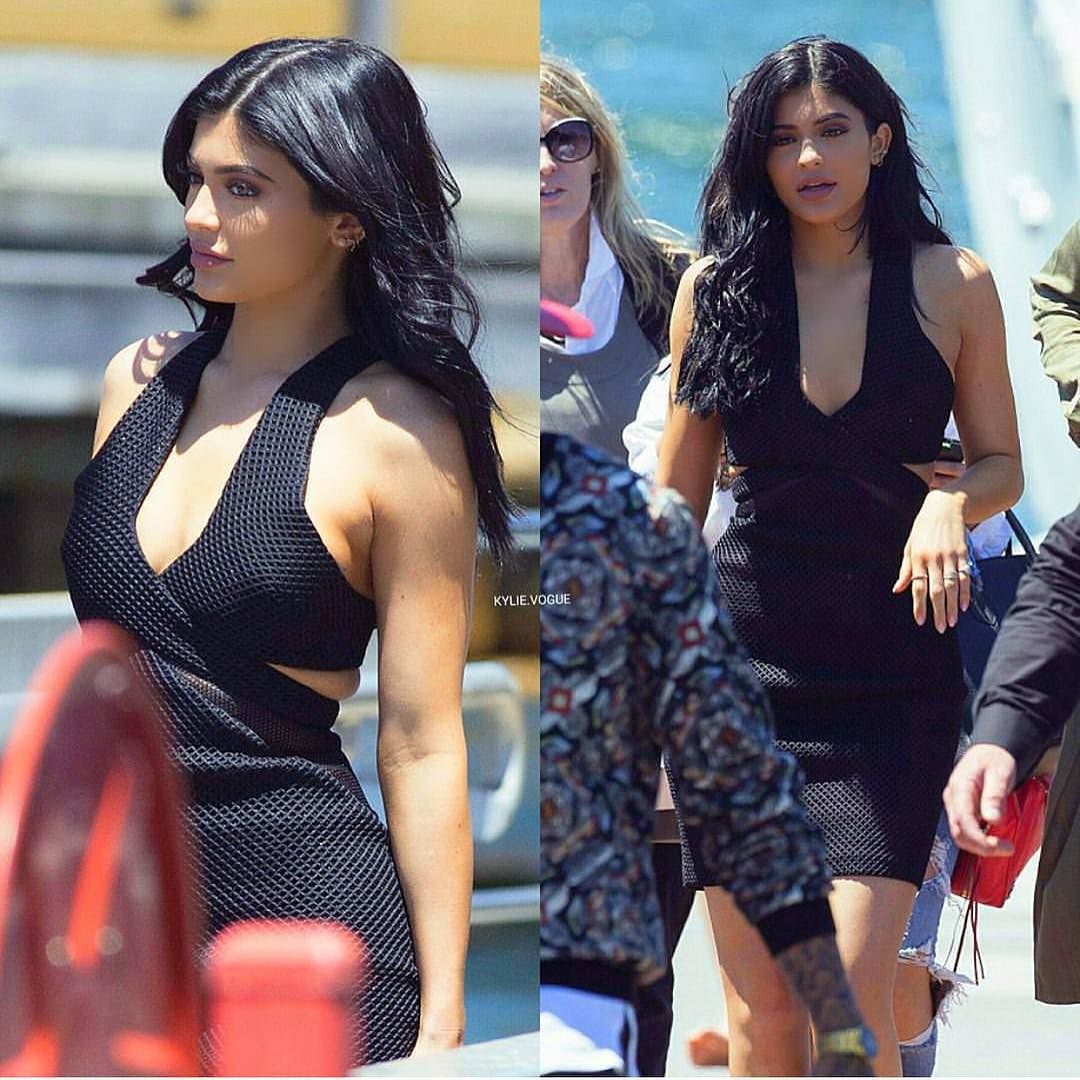 ultimatekimkardashianwest:  Kylie: “Australia 😍 dress by Kendall + Kylie @kendallandkylie”