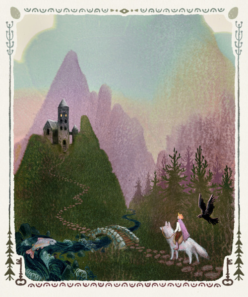 ullathynell:This is one of the story illustrations I made for Nordic Tales, recently published by Ch