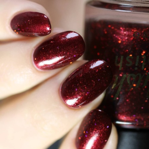 @delushpolish Royal Blood from the new Crown &amp; Glory collection.  Go to my blog for more inf