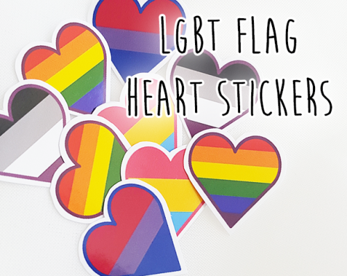 New things on the shop for PRIDE! Any flag colors available, these are just some examples &lt;3 