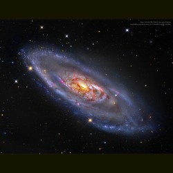 M106 A Spiral Galaxy with a Strange Center