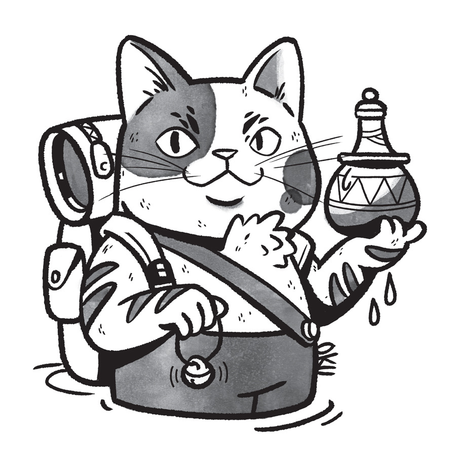 Cat Explorer! A very important illustration for me :)