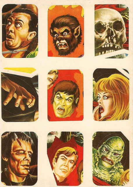 sedraselections:  Horror Movie Stickers - 10 by Aeron Alfrey on Flickr. 
