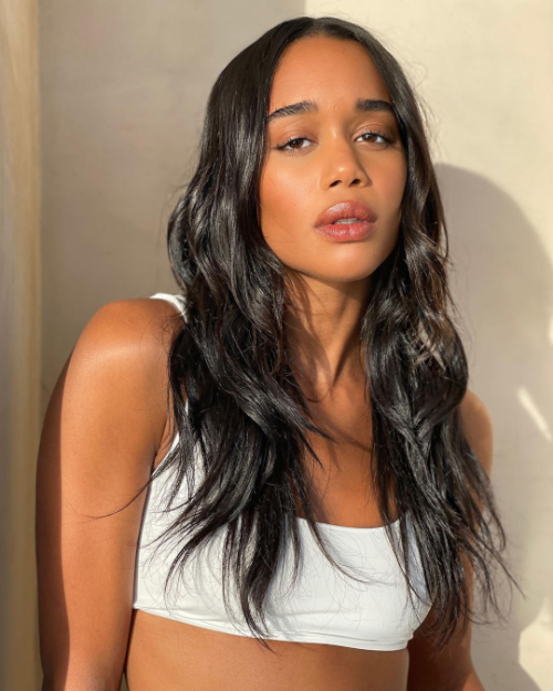 tthcmpson:Laura Harrier styled by larryjarahsims