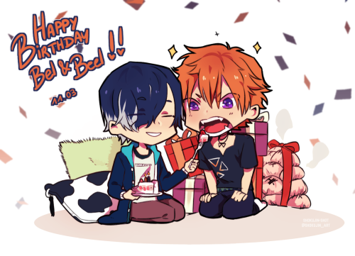 shokujin-shot:Happy birthday to our favorite twins