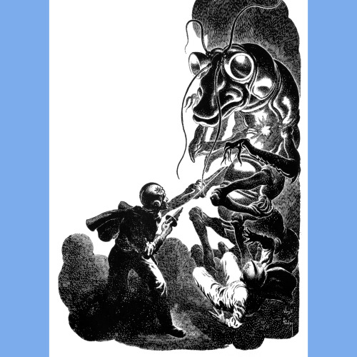 Let’s backtrack from Wrightson to an early titan of fantasy art, Virgil Finlay. It is my general opi