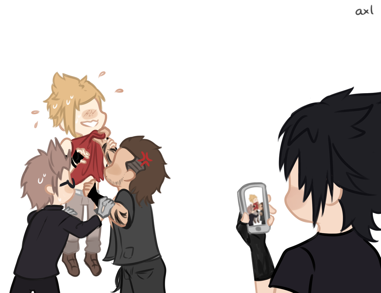 axelotium:  prompto really is good at picking up chicks