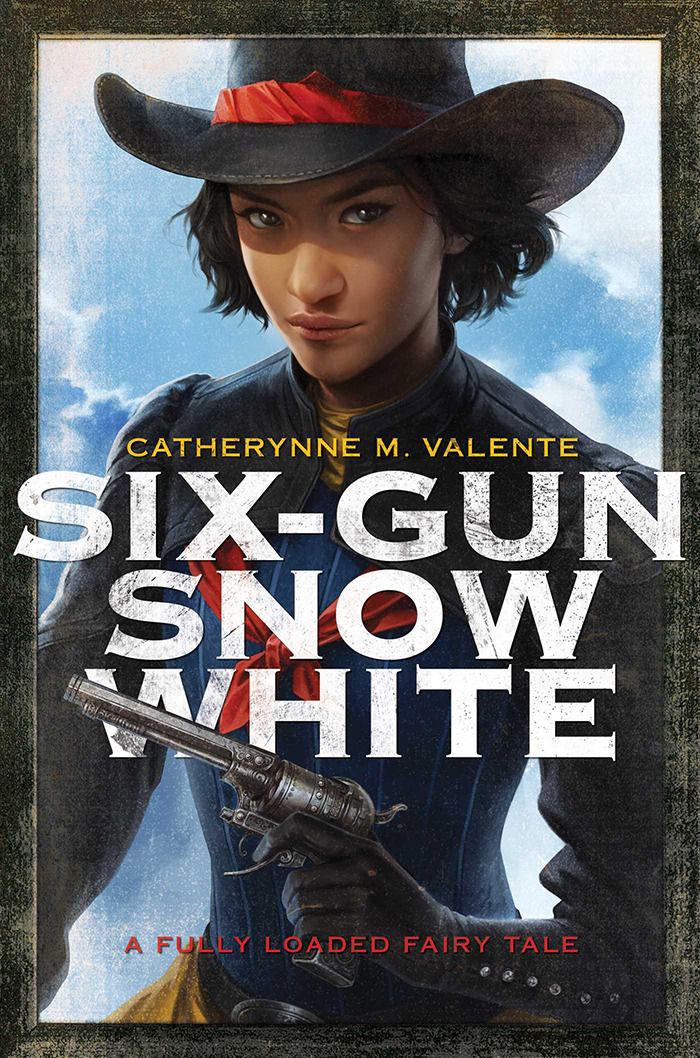 charliebowater:  New work! The cover I painted for ‘Six-Gun Snow White’ earlier