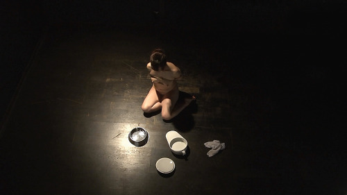 massivewastelandkitty:  Yuu Kawakami       Naked,  Tied  and Left in quiet room on wooden floorsspd0118Hana to Ookami   Flower and wolves 
