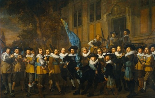 history-of-fashion:1642 Nicolaes Eliasz. Pickenoy - The company of Captain Jan Claesz Vlooswijck and