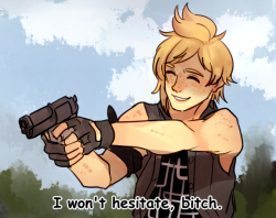 bulecelup:  I’d pay Prompto  to shoot