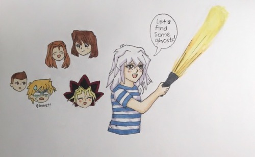 wondychan: PART 1 Ryou Bakura and friends looking for ghosts Kaiba was invited too but he “had