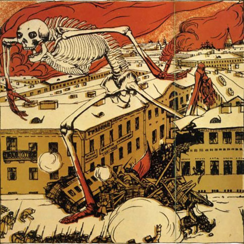 ex0skeletal-undead:by Boris Kustodiev, 1905