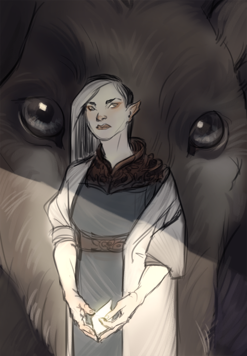 Happy Birthday, @em-niwa!! Here’s a Luthien for you, with a different color shceme that you once des