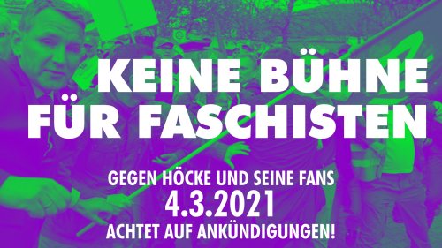 March 4, Offenbach - Keine Bühne für Faschisten! Gegen Höcke in Offenbach