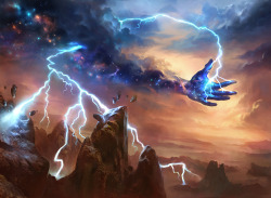 scifi-fantasy-horror:  Lightning Strike by