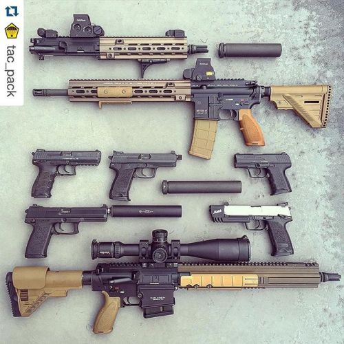 who-loves-guns-i-love-guns:@tac_pack My Heckler &amp; Koch Collection as it sits today. I’ve actuall