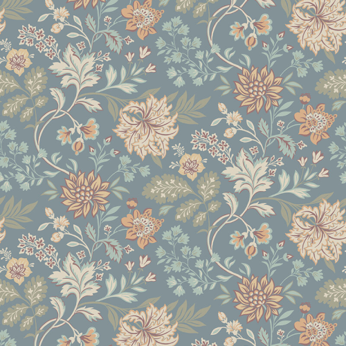 Mediterranean Walls • Part II Lovely, floral 3-tile (perfectly seamless) walls with a mediterranean 