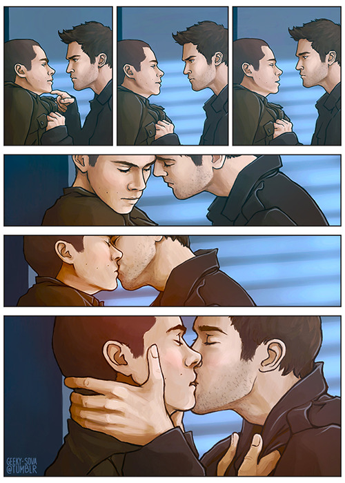 teamsterekonline:  #ThrowbackSterek   what if the 1x09 bedroom scene went another way?