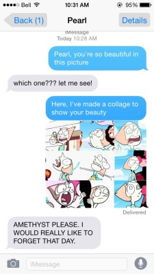 textsbetweengems:  Amethyst does a good job at reminding Pearl of all the times she’s lost it.(Submitted by askrubooty)