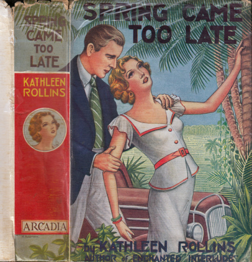 Spring Came Too Late. Kathleen Rollins [Brett Halliday, pseudonym]. New York: Arcadia House, 1936. F