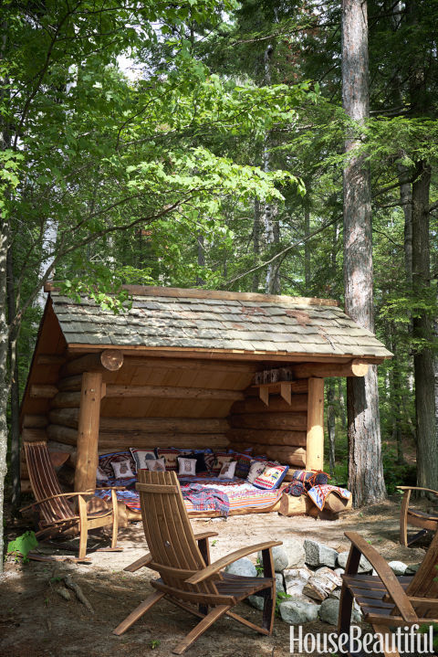 georgianadesign: Adirondacks residence. Interior designer Anthony Baratta. James Merrell photo in House Beautiful.