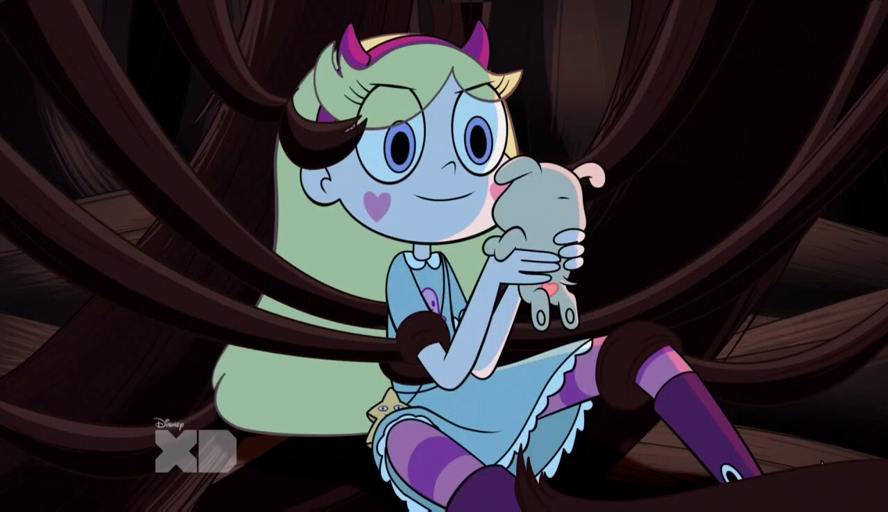 I like to think that Season 1 episodes Mewberty and Marco Grows a Beard were intended